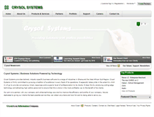 Tablet Screenshot of crysolsystems.net